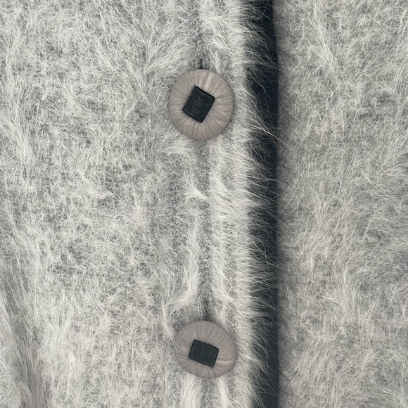 VTG Venesha Grey & Black Angora Jacket - Picture 5 of 13